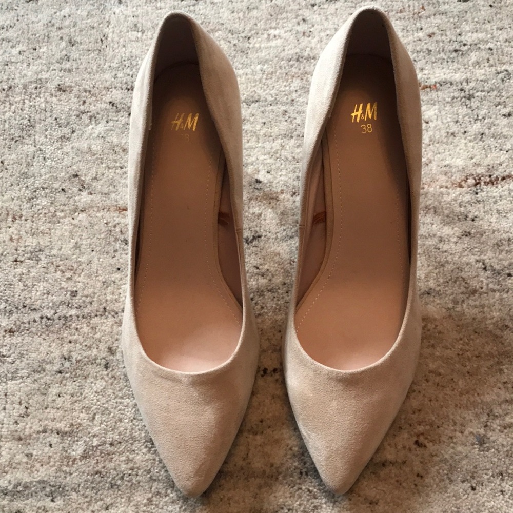 H&M suede heels